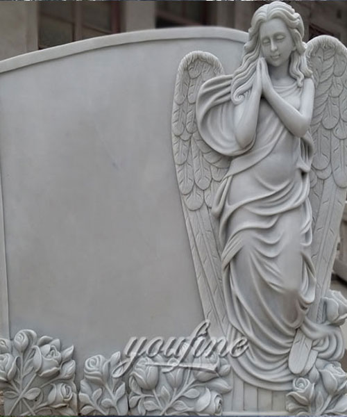 European Monument life size marble angel headstones for sale