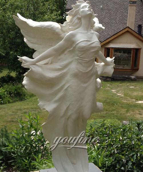 Famous flying marble angels statues for garden