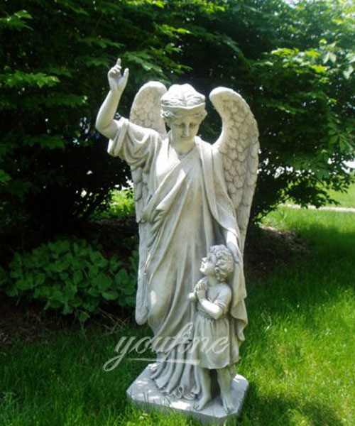 Guardian Angel Child’s Prayer Garden Statue for sale