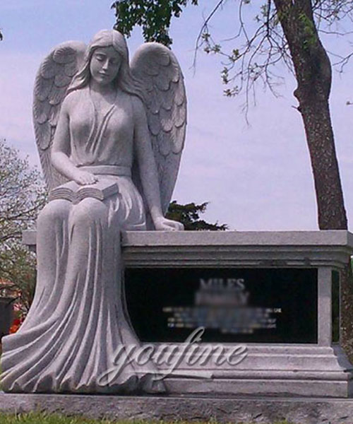 New Designs exquisite design angel burial monuments with best price for sale