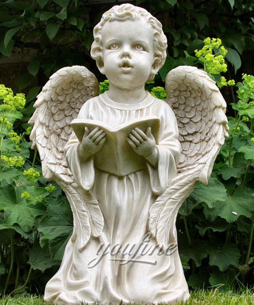 Outdoor garden decor baby angel statue for sale