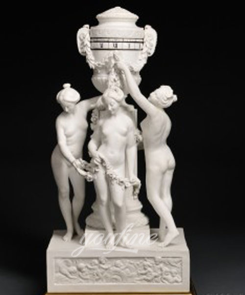 Home decor Stone three graces lady statues for sale