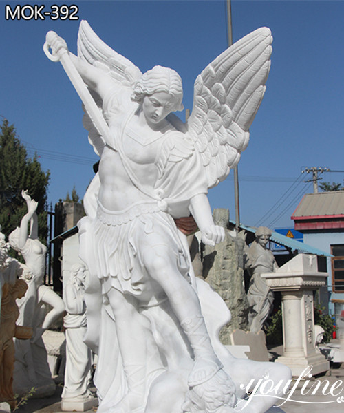Design toscano st. michael the archangel garden angel statue for sale