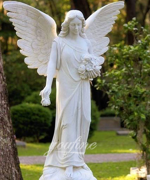 Statue angel wings for decor