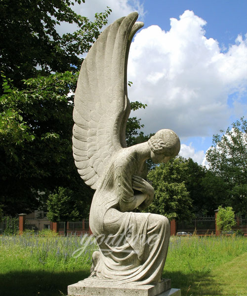 Weeping angel statues for graves