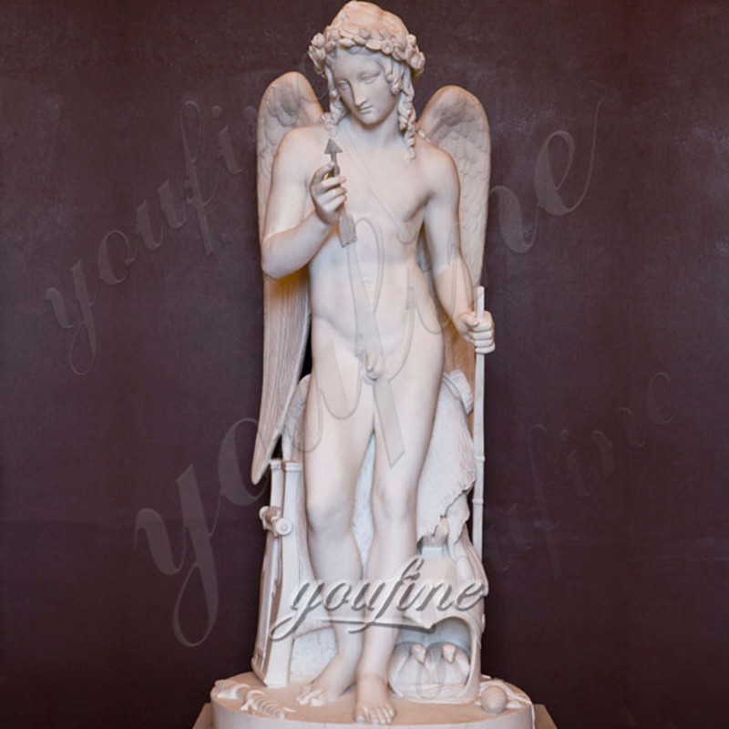 Famous art sculptures Cupid from Thorvaldsen Museum angel