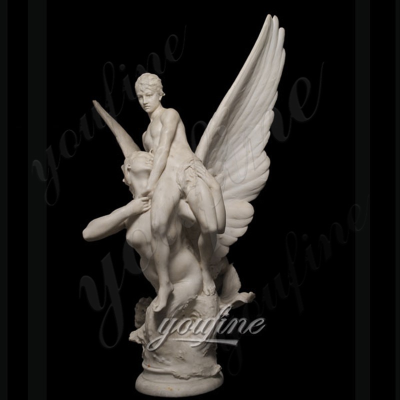 Famous Angel Sculptures Siren Seizing an Adolescent for Sale