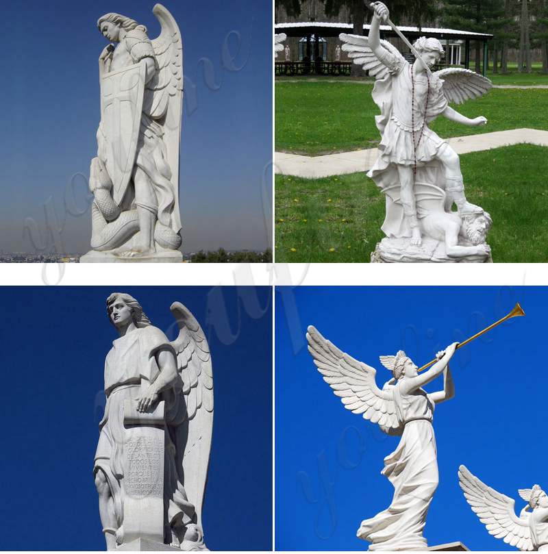 Famous art sculptures in the world of The