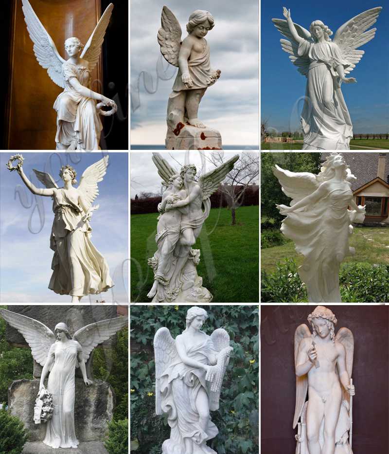 Large Famous Angel Marble Statue Square Decoration MOKK-276