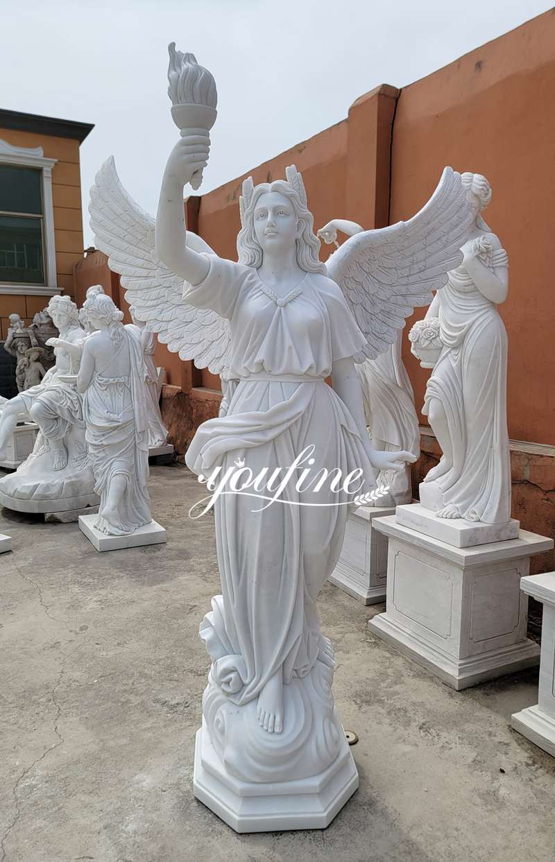 Marble angel statue-YouFine Sculpture-01