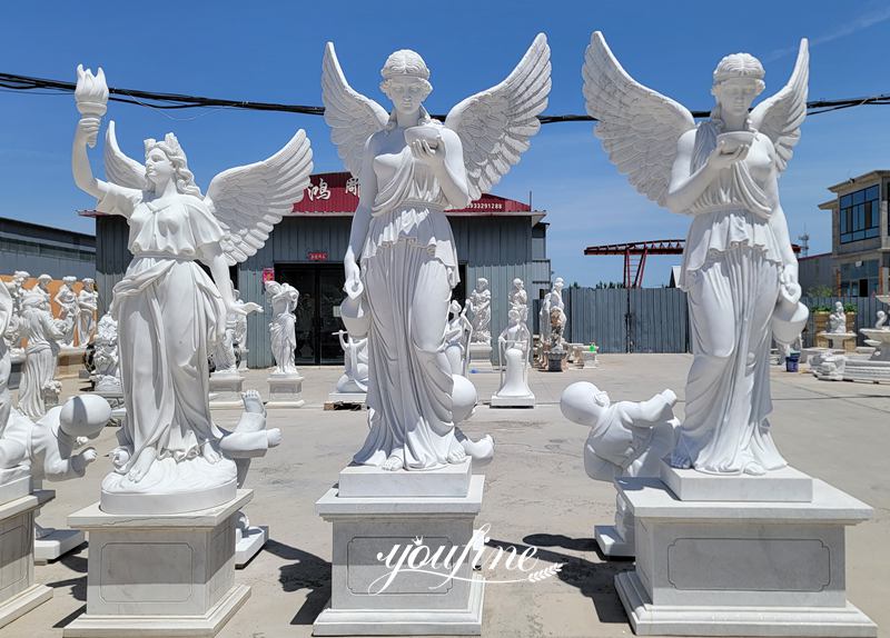 Marble angel statue-YouFine Sculpture-02