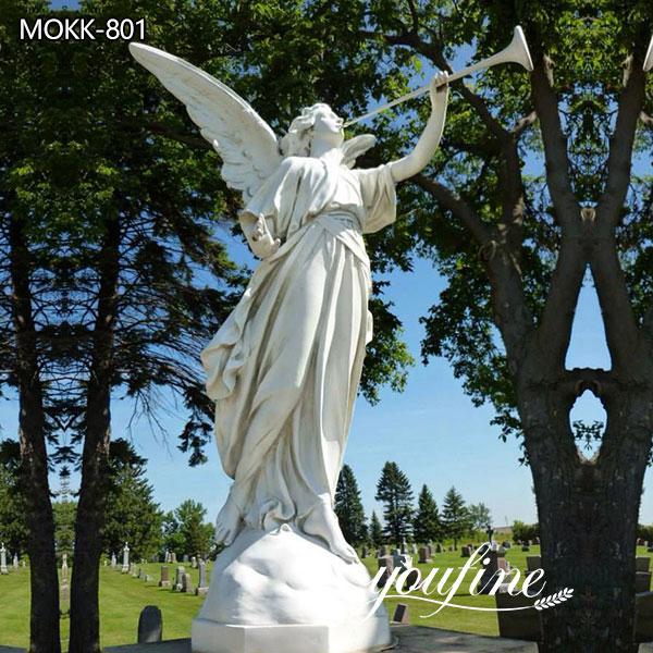 Large Marble Garden Angel Statue Cemetery for Sale MOKK-801