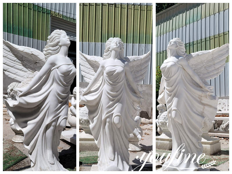 Marble angel statue-YouFine Sculpture