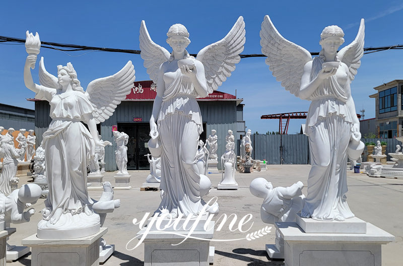 Marble angel statue-YouFine Statue