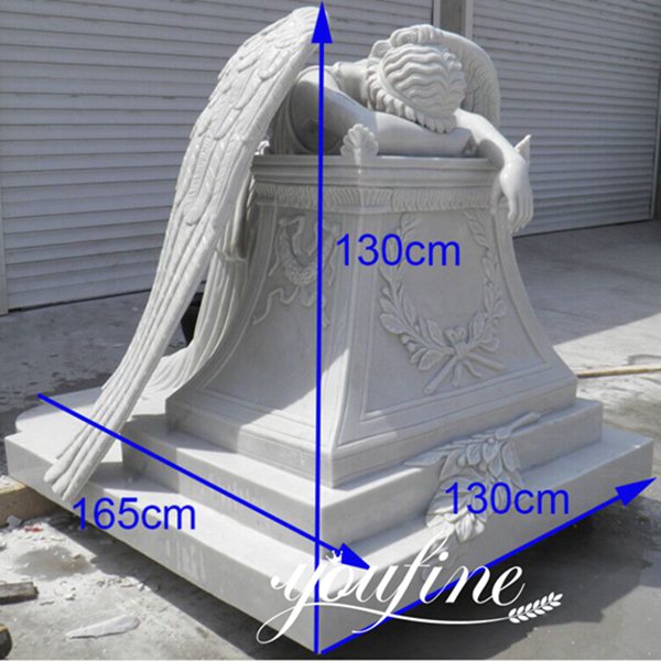 What can YouFine do for your natural marble Weeping Angel Tombstone?