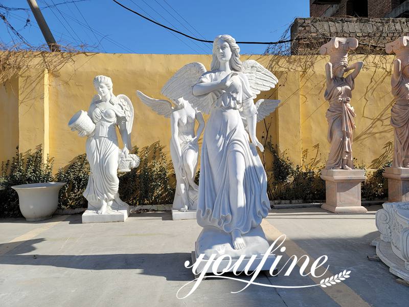 Large Size Marble Angel Statue for Garden Decoration MOKK-820