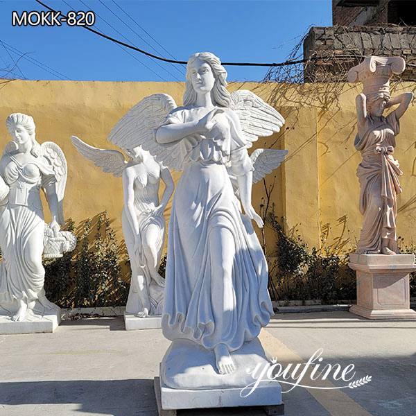 Large Size Marble Angel Statue for Garden Decoration MOKK-820