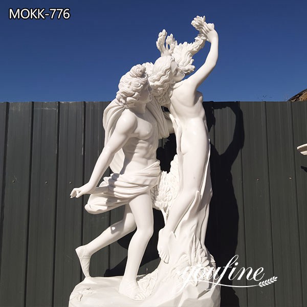 Life Size Marble Garden Statue Apollo and Daphne for Sale MOKK-776