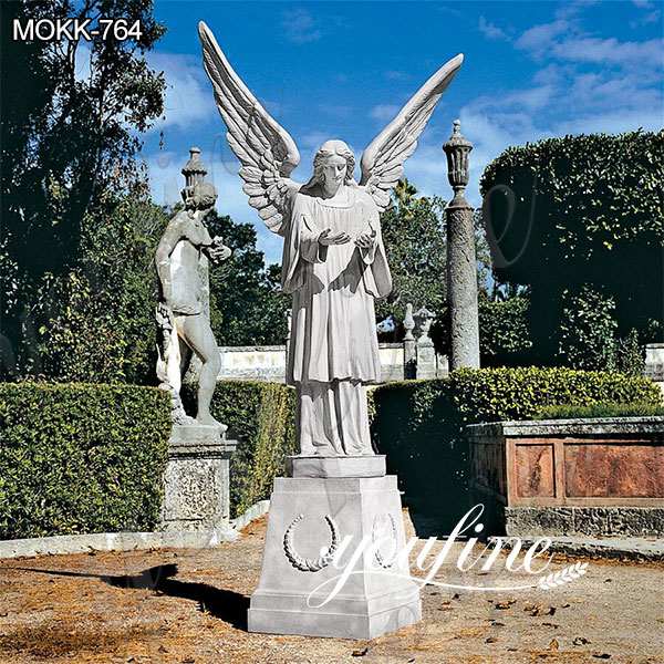 Large Size Memorial Marble Angel Statue for Sale MOKK-764 (2)