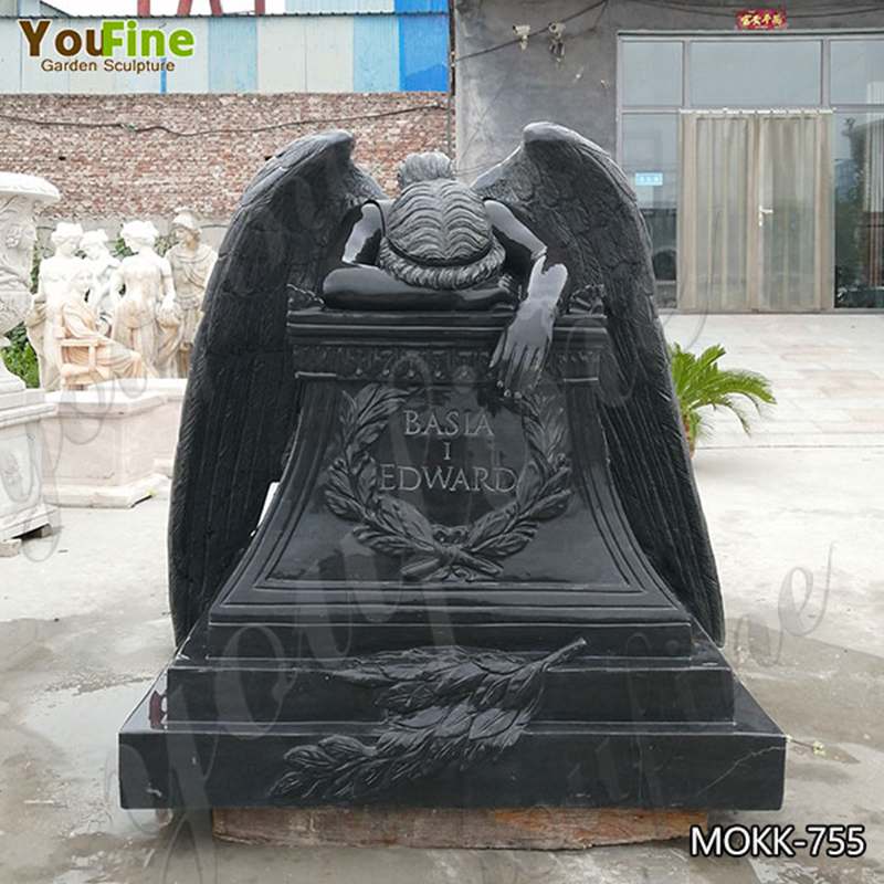 black granite headstones