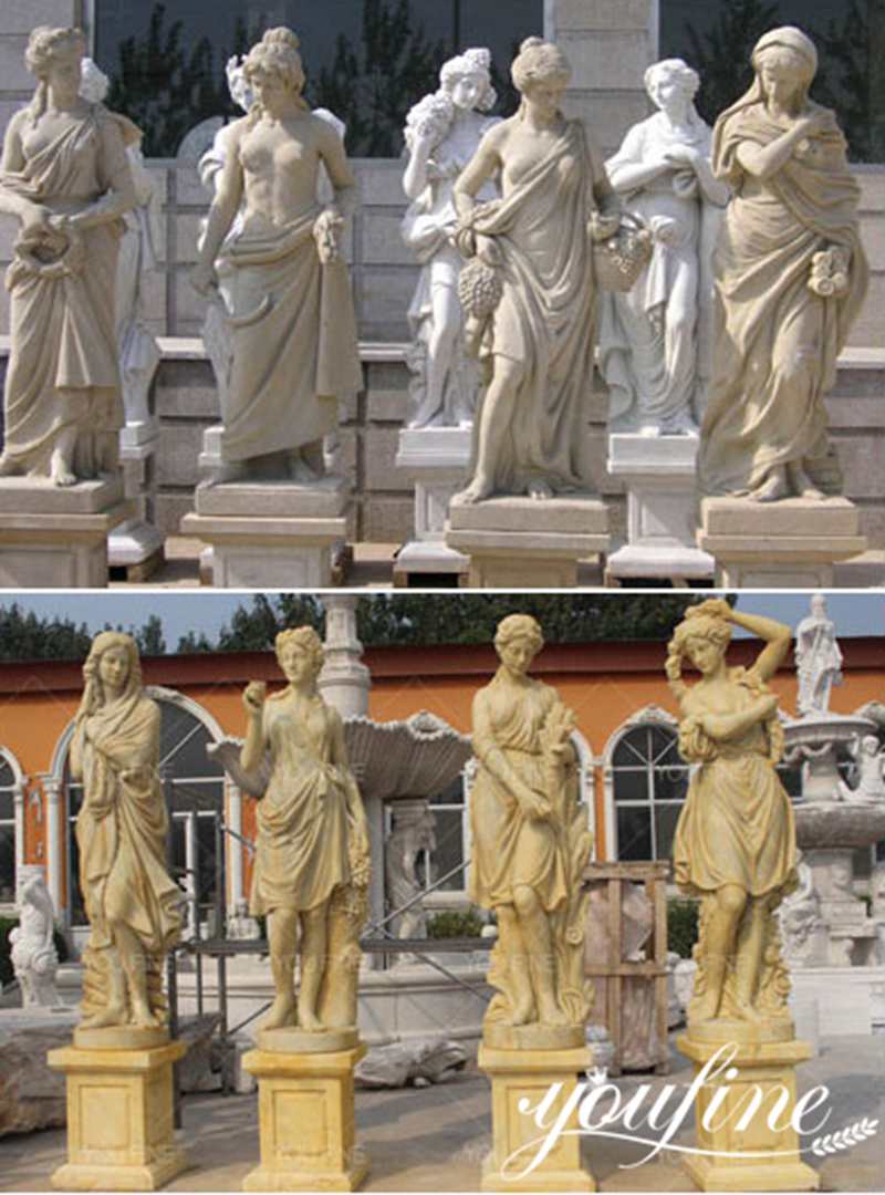 four seasons statues