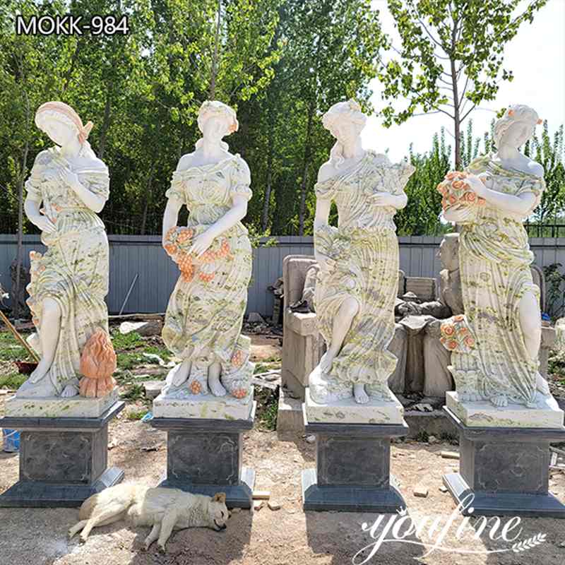 Life-size Marble Four Seasons Goddesses Statues for Sale MOKK-984