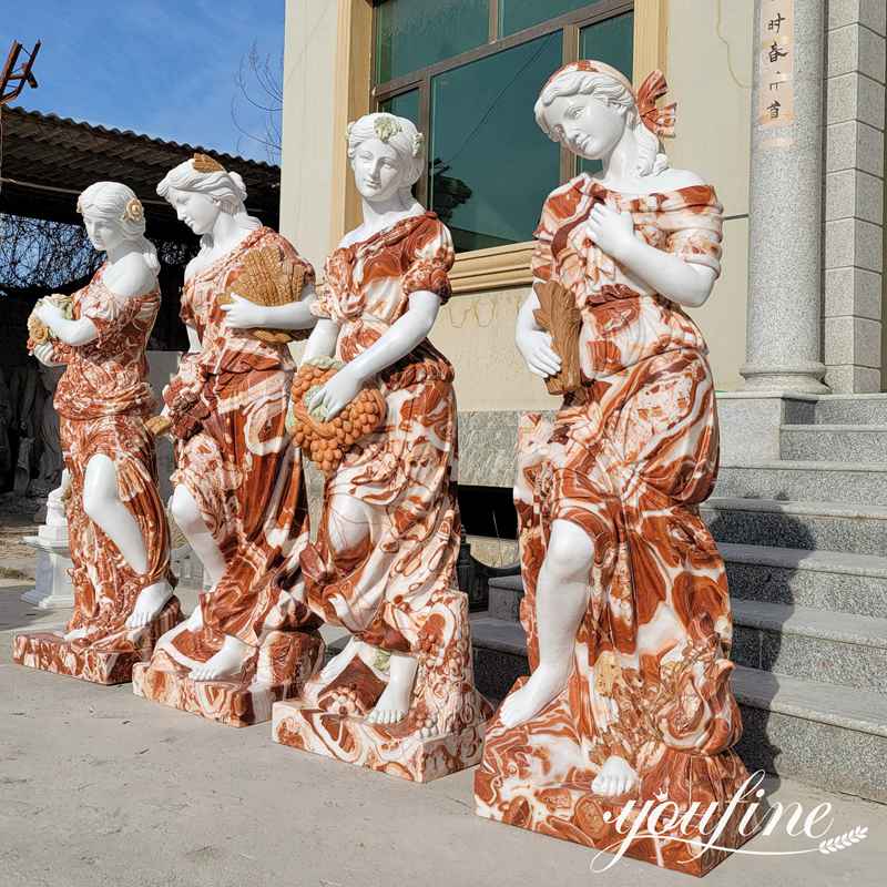 Four Seasons Statues Details: