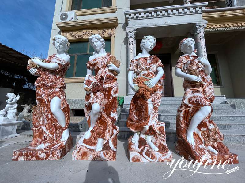 Four Seasons Statues Details: