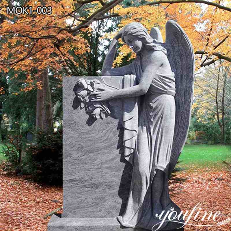 Memorials Marble Angel Statues for Graves for Sale MOK1-003