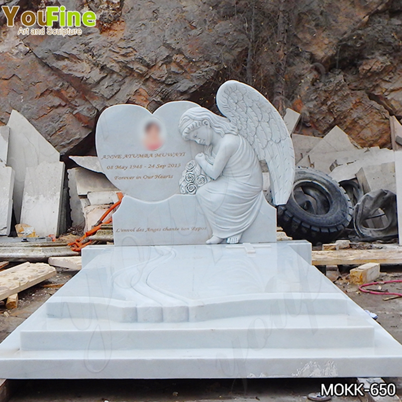 Customized Marble Monuments Headstones Angel MOKK-650 Customized Marble Monuments Headstones Angel MOKK-650