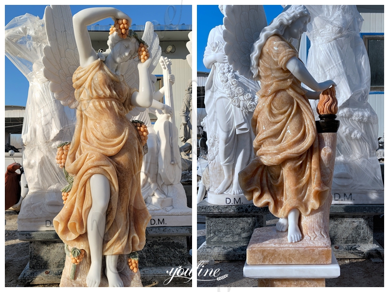 Hand Carved Marble Four Season Statues Decor for Garden Supplier MOK1-059