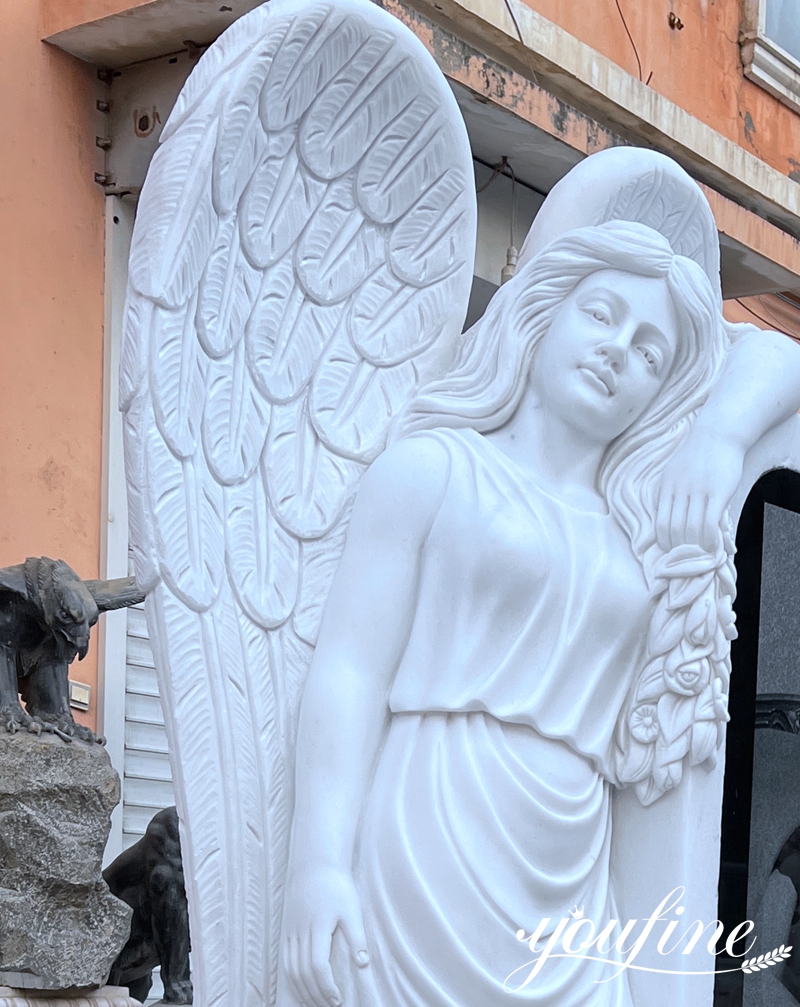 Hand Carved Beautiful Angel Headstones with Competitive Price MOKK-570