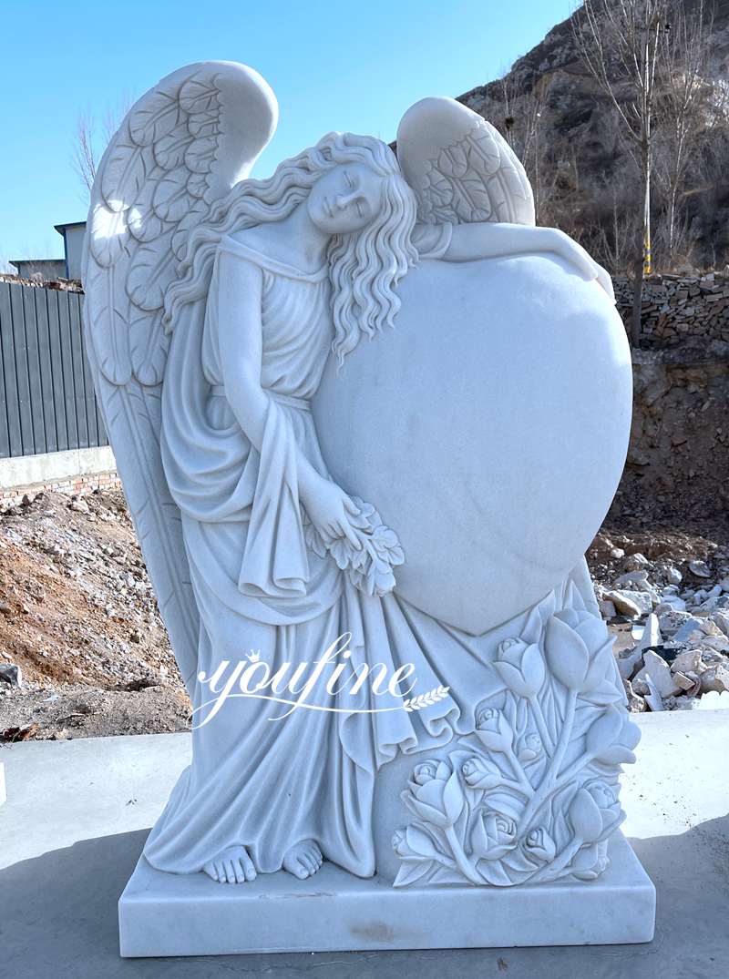 angel headstone-YouFine Sculpture