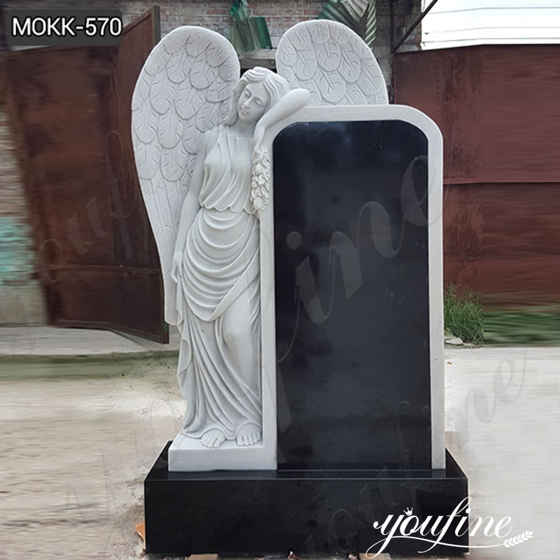 Hand Carved Beautiful Angel Headstones and Monuments for Sale MOKK-570