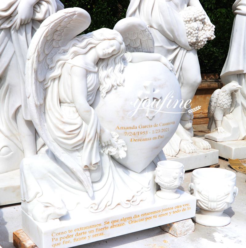 angel tombstones designs-YouFine Sculpture-01