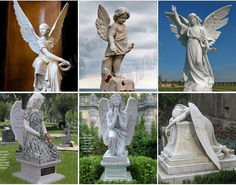 Hand Carved Beautiful Angel Headstones with Competitive Price MOKK-903