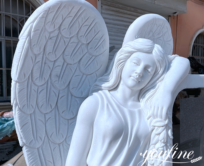 Hand Carved Beautiful Angel Headstones with Competitive Price MOKK-570