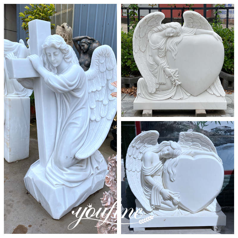 Angel headstone-YouFine Sculpture