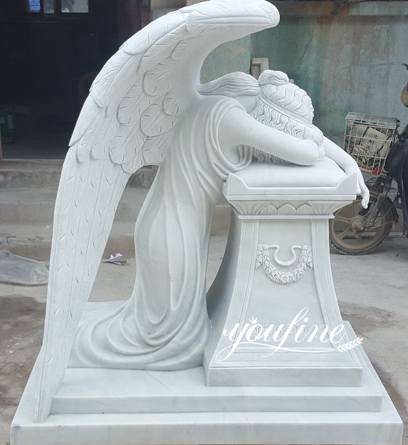 Grieving Angel headstone-YouFine Sculpture