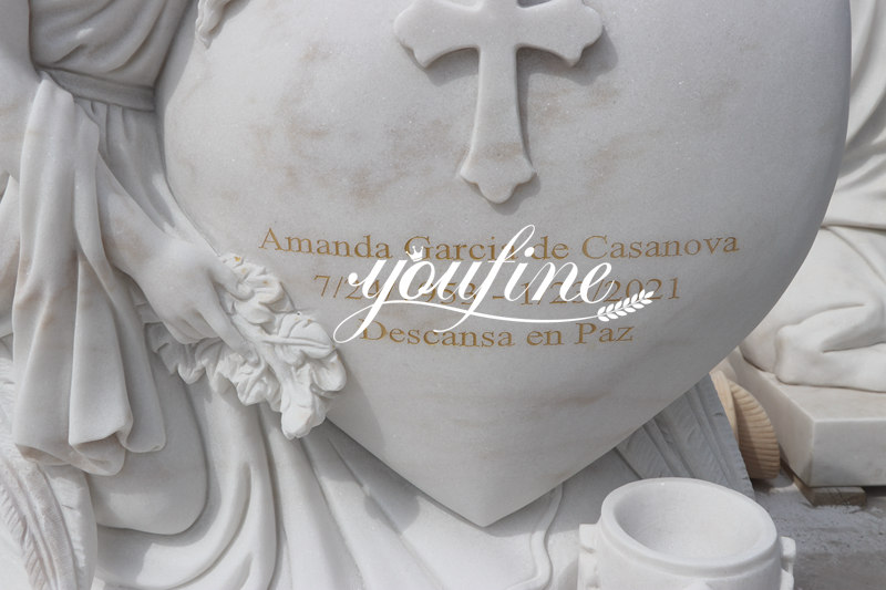 High quality angel headstone-YouFine Sculpture