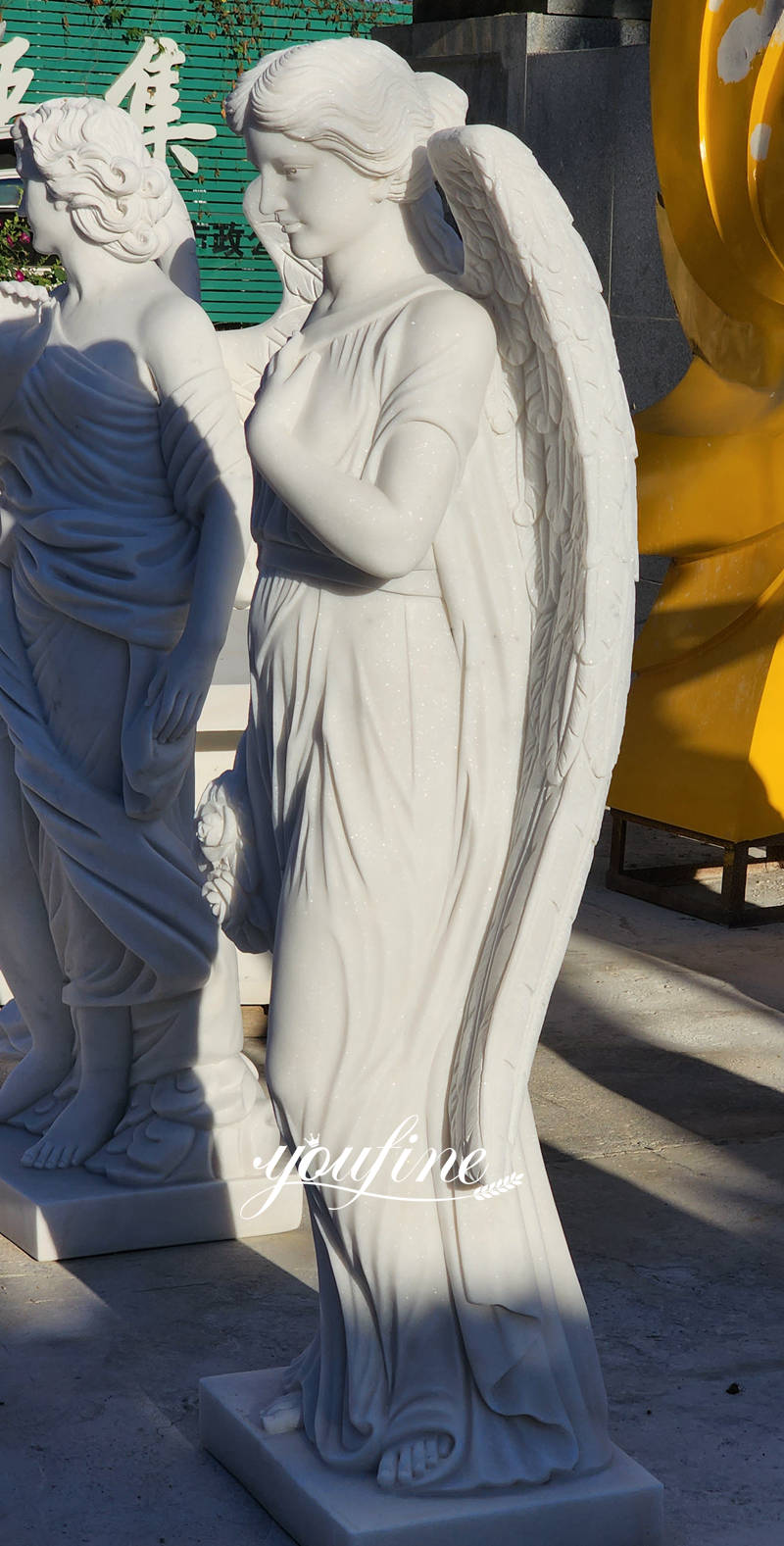 Life size angel statue-YouFine Statue01