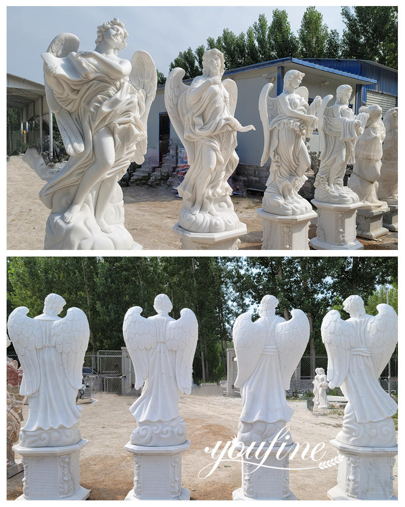 White angel statue-YouFine Statue