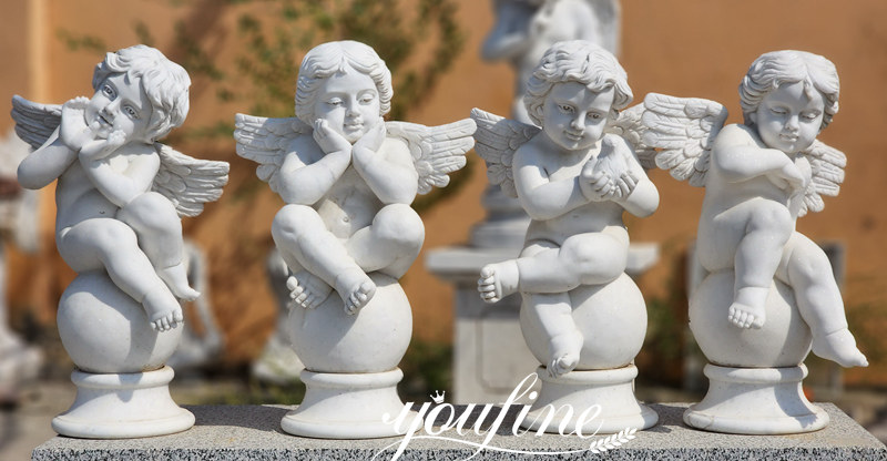 marble cherub statue-YouFine Sculpture