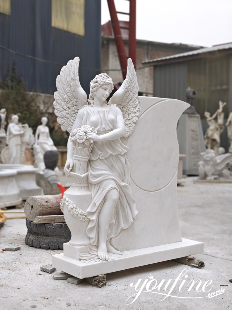 angel headstone designs