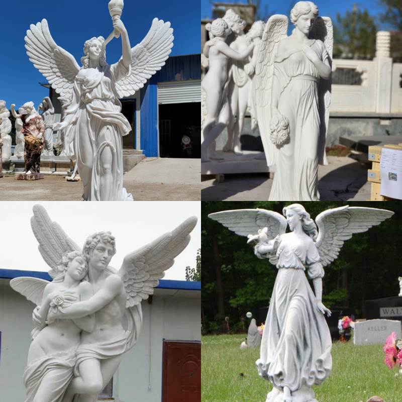 marble angel sculpture 9