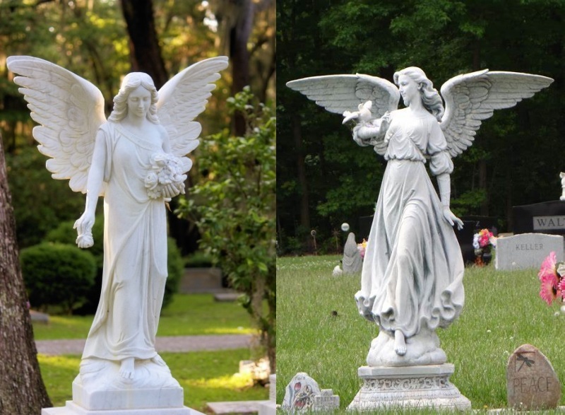 marble angel sculpture