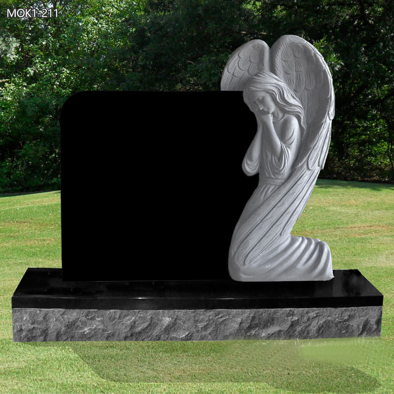 Marble Weeping Angel Monument Headstone for Sale MOK1-211