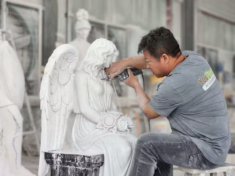 marble angel statue (1)