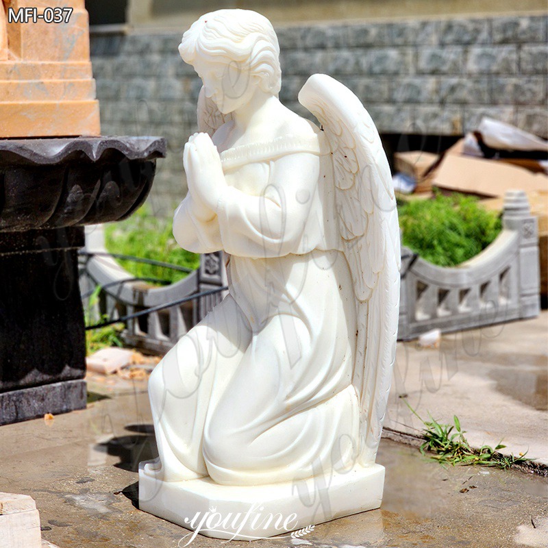 kneeling praying angel statue (3)