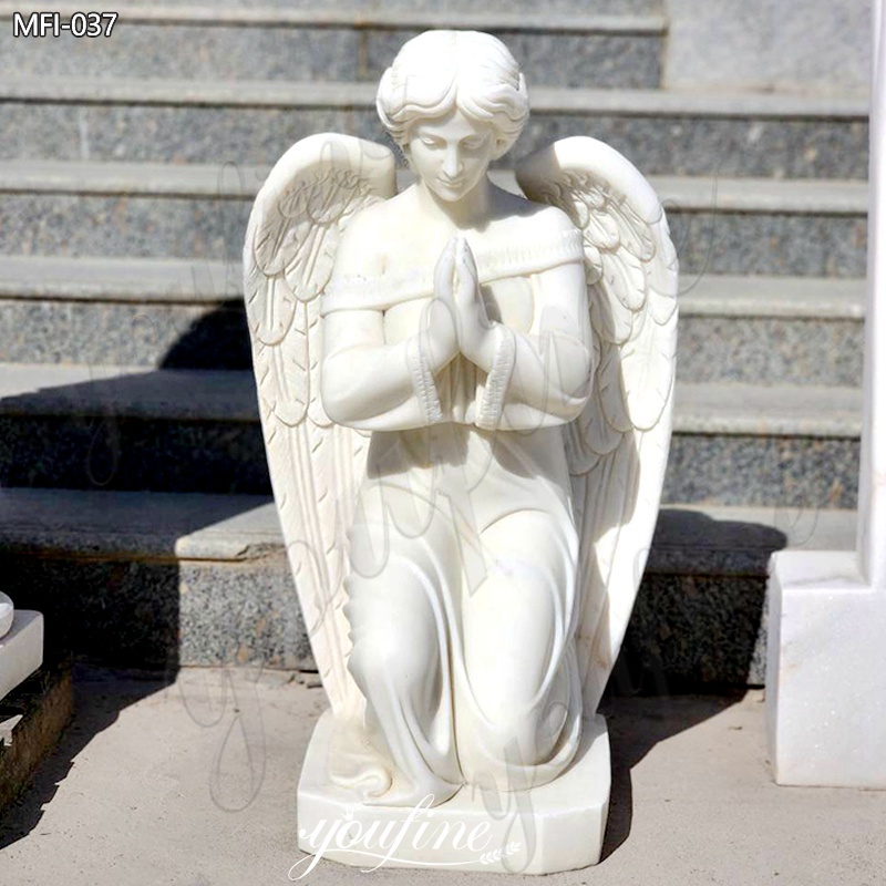 kneeling praying angel statue (4)